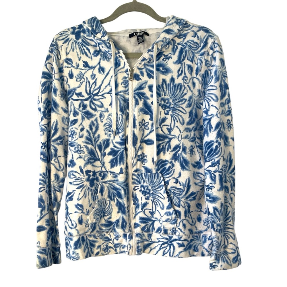 Chaps Women’s Zip Up Hooded Sweatshirt Size Large